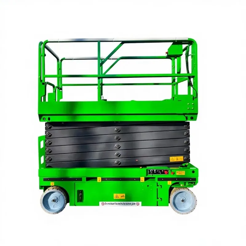 Electric Scissor Lift Machine Small Mobile Lifting Equipment 12V Power Steel 20m Max Platform Height 500kg