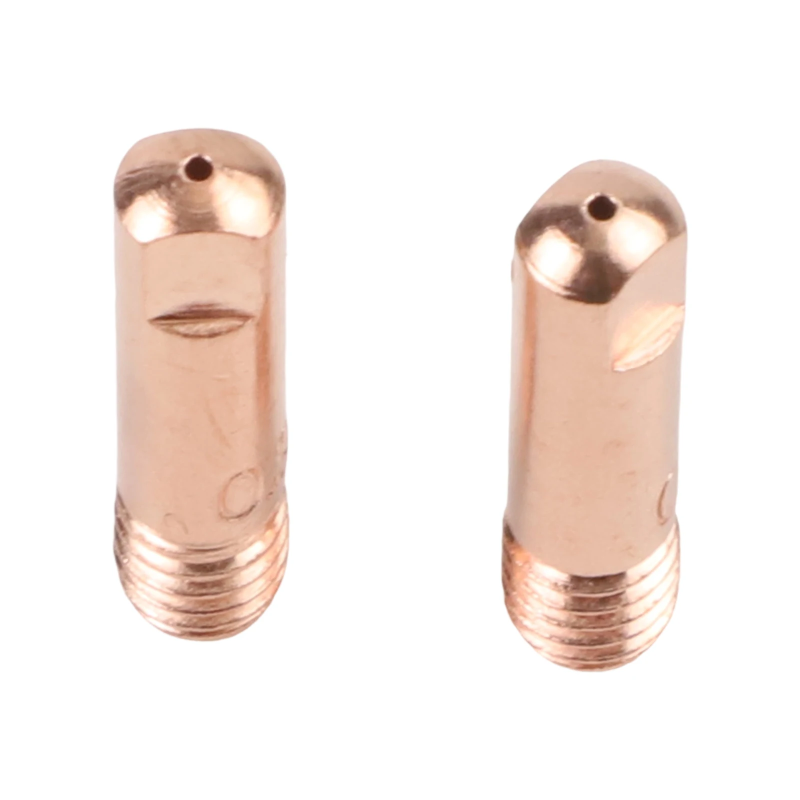Welding Machine Accessories M6x25mm MIG Welding Contact Tips High Electrical Conductivity Robust Copper Material