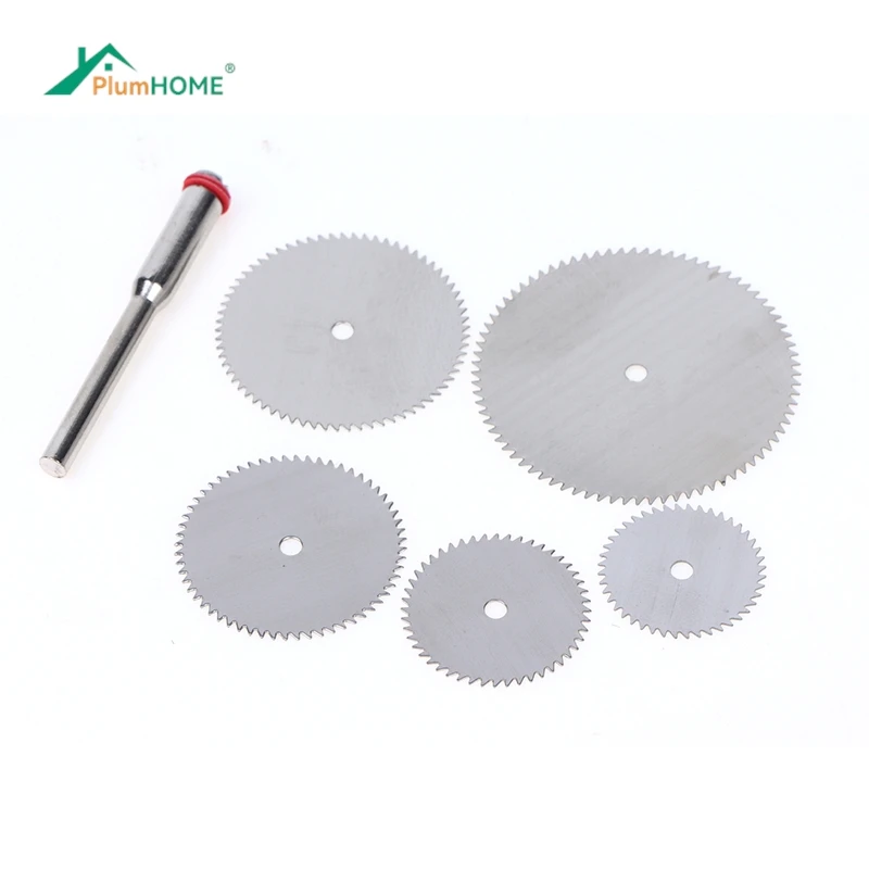 

6Pcs/lot Stainless Steel Slice Metal Cutting Disc with 3.0MM Mandrel for Rotary Tools 16/18/22/25/32mm Cutting Disc