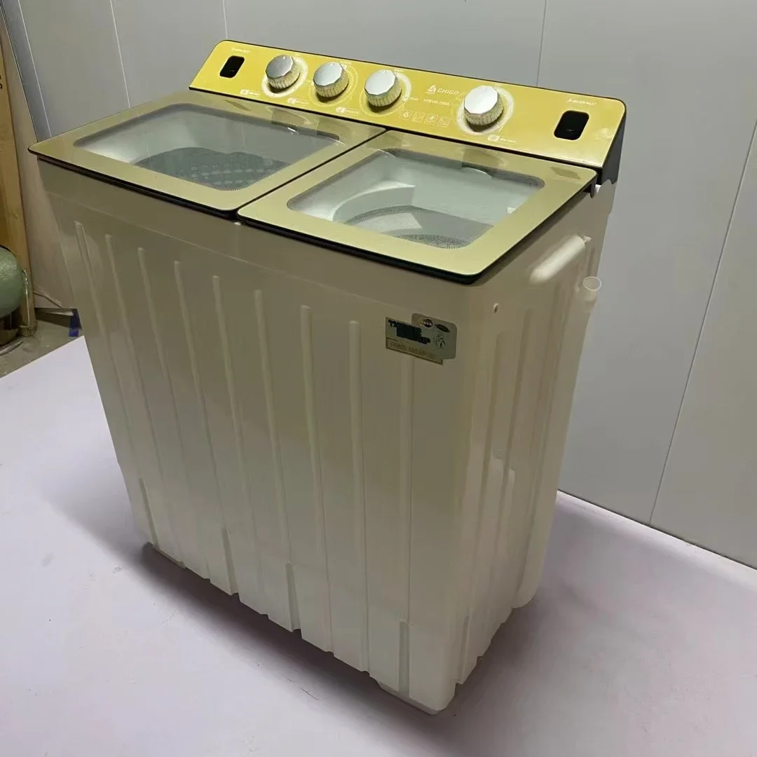 D New product promotion 18kg double bucket English version washing machine large capacity washing and dehydration Open-top type