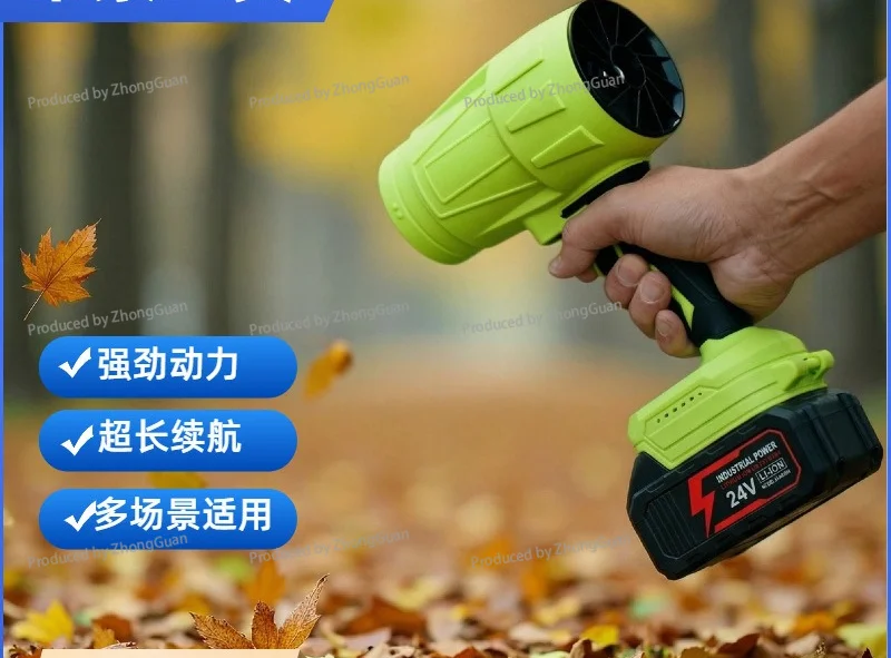 Violent Turbo Fan, Powerful Hair Dryer, Industrial Dust Blowing and Dust Removal, High-power Lithium Battery Hair Gun