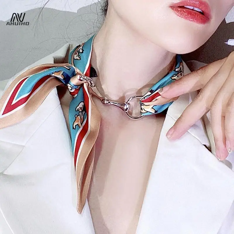 Women Shawl Ring Clip Scarves Fastener Crystal Silk Scarf Buckle Holder Brooch Wedding Fashion Jewelry Female Classic Gift