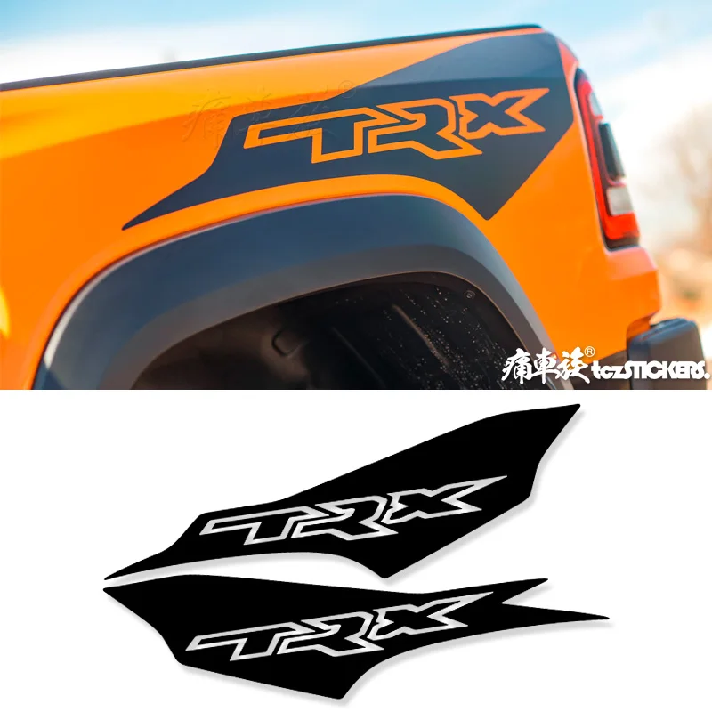 

New Car Sticker FOR Dodge RAM TRX 2023 2024 Customized Vinyl Film Decal for Body and Tail Decoration Car Stickers