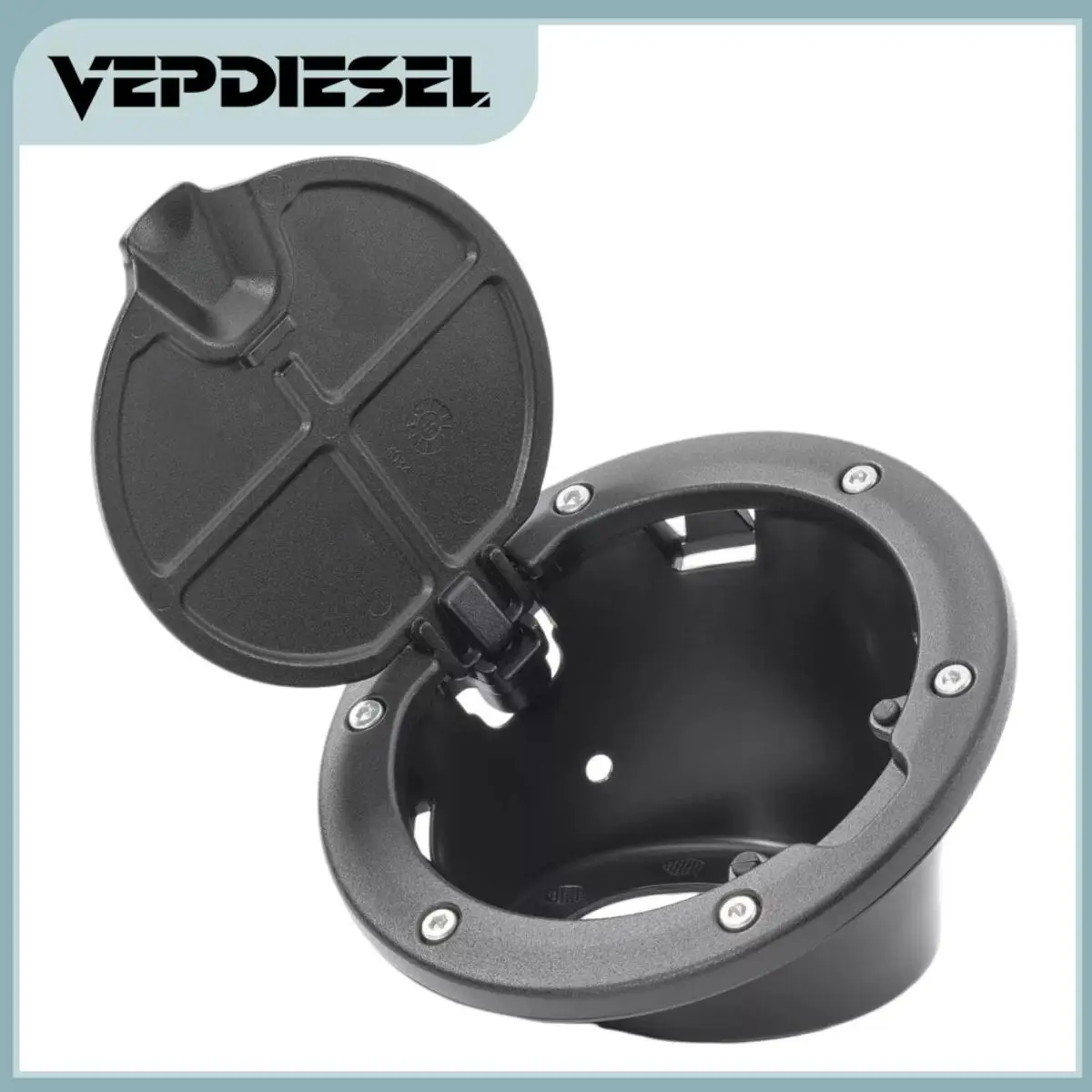 

1pc Fuel Filler Tank Cap For Jeep Wrangler JK 2007-2018 Part# 82210609, Black