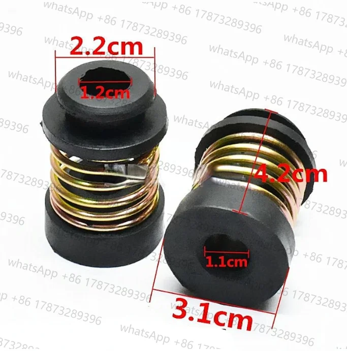 4pcs Refrigerator freezer compressor shock pad spring shock-absorbing mounting foot rubber mat fridge compressor vibration pad