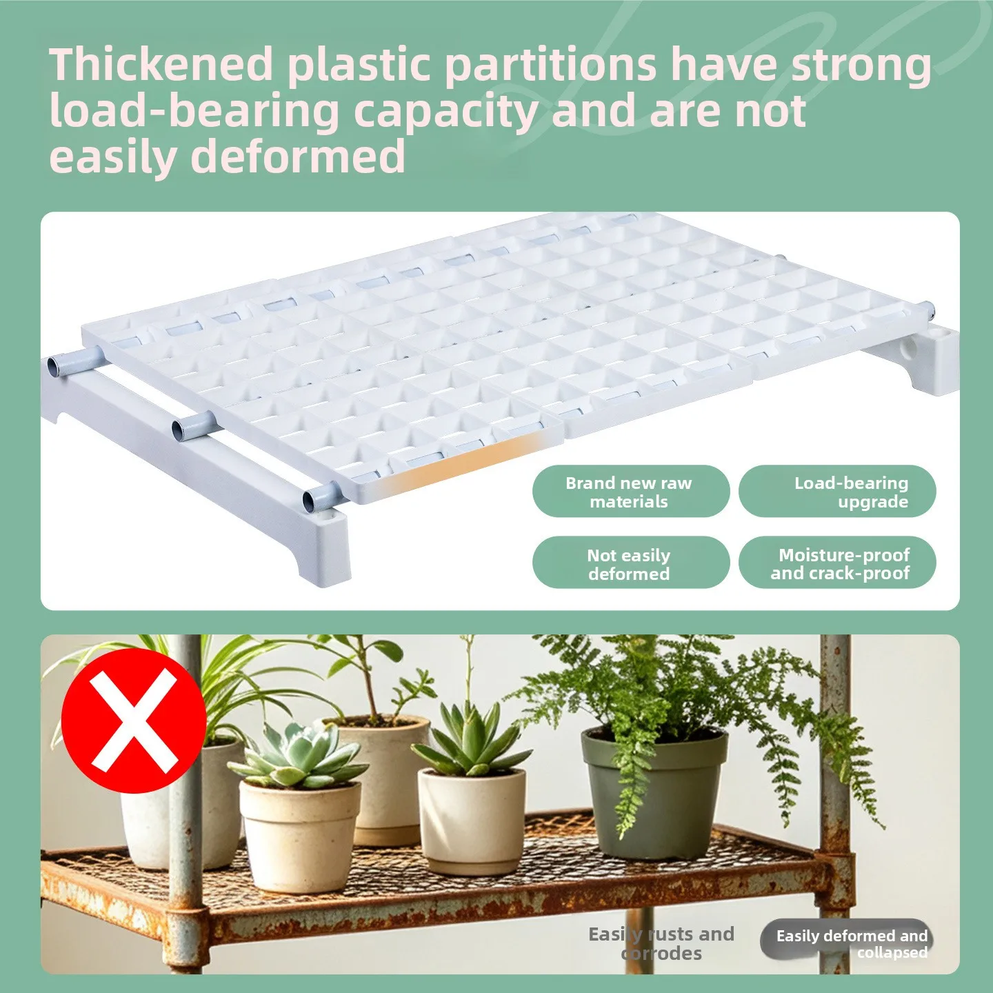 Multi-Tier Greenhouse Plant Shelf with Waterproof & Thermal Cover, Indoor/Outdoor Portable Growing Tent for Home