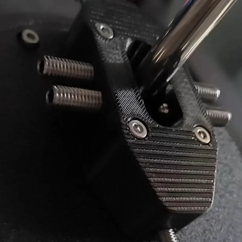 Kit Pelat Pemindah Berurutan Peningkatan Adaptor Mod H Peredam Pemindah Gigi untuk Thrustmaster TH8A Simracing
