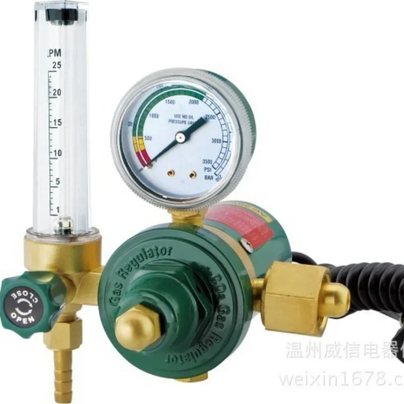 WX-58T Heating CO2 CO2 Reducer CO2 Gauge Pressure Gauge 12MPA G5/8 190W