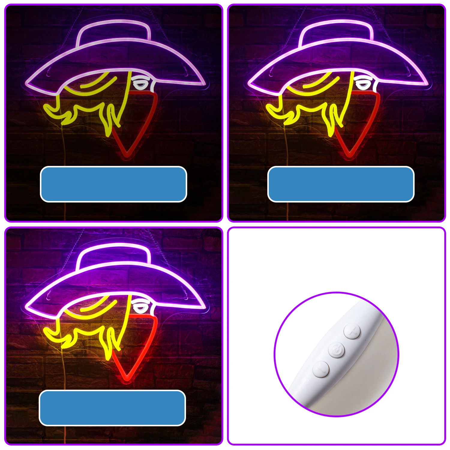 Cowboy Lady Neon LED Sign Art Lights, USB Powered Decoração do quarto, Cool Design Logo, Festa, Clube, Dimmable Neon Wall Lmap