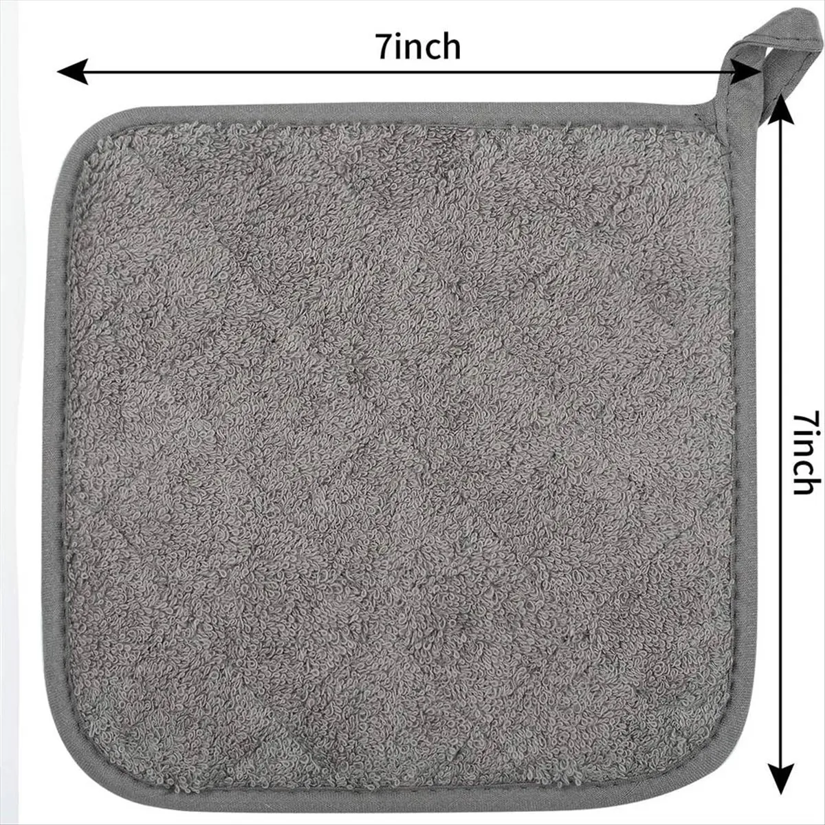 

*ABHW Кухонный повседневный базовый махровый держатель для кастрюль из 100% хлопка, термостойкая подставка для приготовления пищи и выпечки, набор из 5 шт.