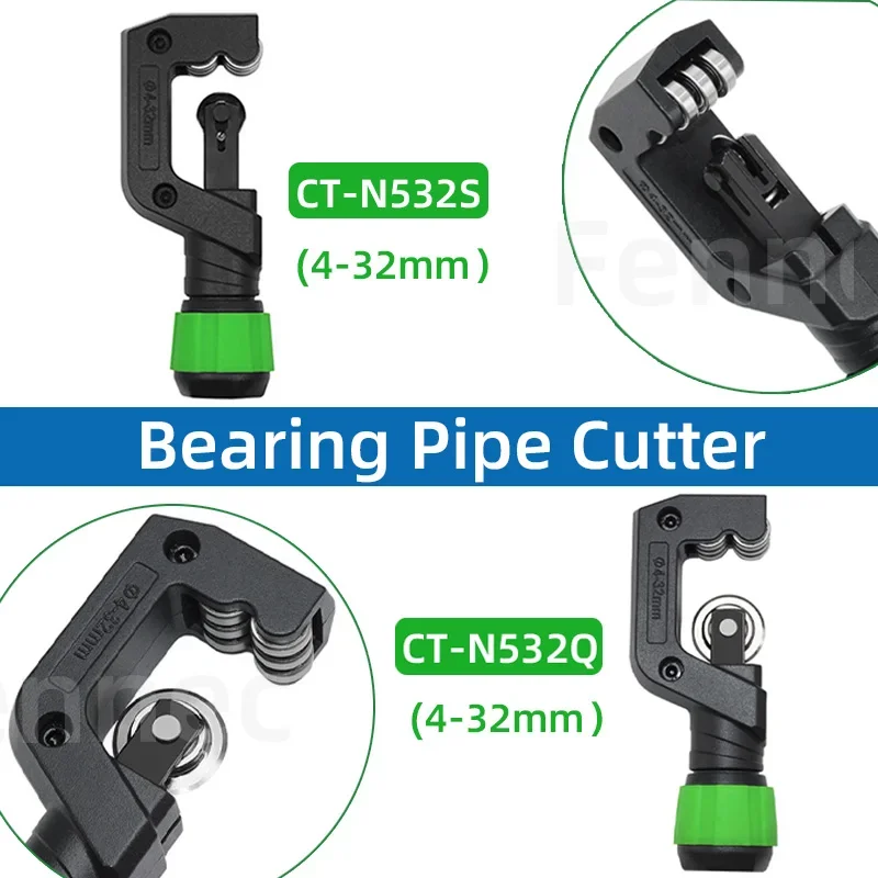 4-32mm Spring Bearing Pipe Cutter Copper Pipe Stainless Steel Cutting Hand Tools Shear Cutter with Hobbing Circular Blades