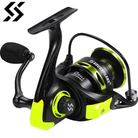 Sougayilang 1000-4000 Spinning Fishing Reel 5.2:1 High Speed Aluminum Alloy Spool Reel Max Drag 10kg Bass Carp Fishing Tackle