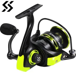 Sougayilang 1000-4000 Spinning Fishing Reel 5.2:1 High Speed Aluminum Alloy Spool Reel Max Drag 10kg Bass Carp Fishing Tackle