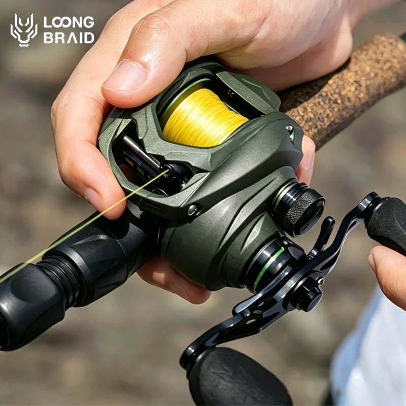 LOONG BRAID Feilong II X8 Yellow 100m Carp Fishing Line  0.6-6.0MM 8 Strands 13.9-99.4LB Smooth Multifilament Fishing Accessorie