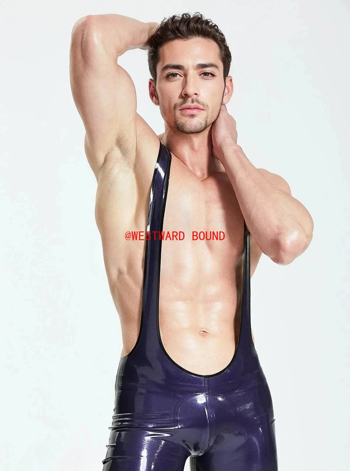 

customized latex catsuits eurocat suits latex leotard rubber fetish Male Classic Wrestling Suit clubwear cosplay