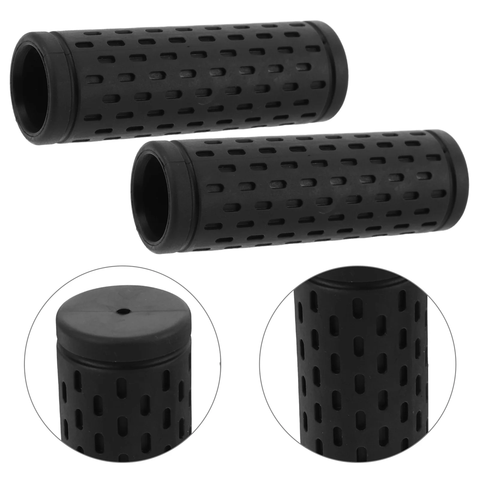 

10Pcs Ergonomic Non Slip Rubber Bike Handlebar Grips Mountain Bicycle Hand Covers Durable Easy Installation for Adventures