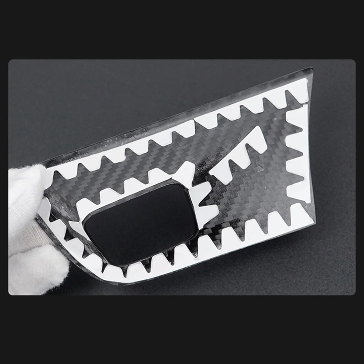 

Reliable-Real Hard Carbon Fiber Sticker Car Start Stop Engine Sticker for Chevrolet Camaro 2016-2024-ABIQ