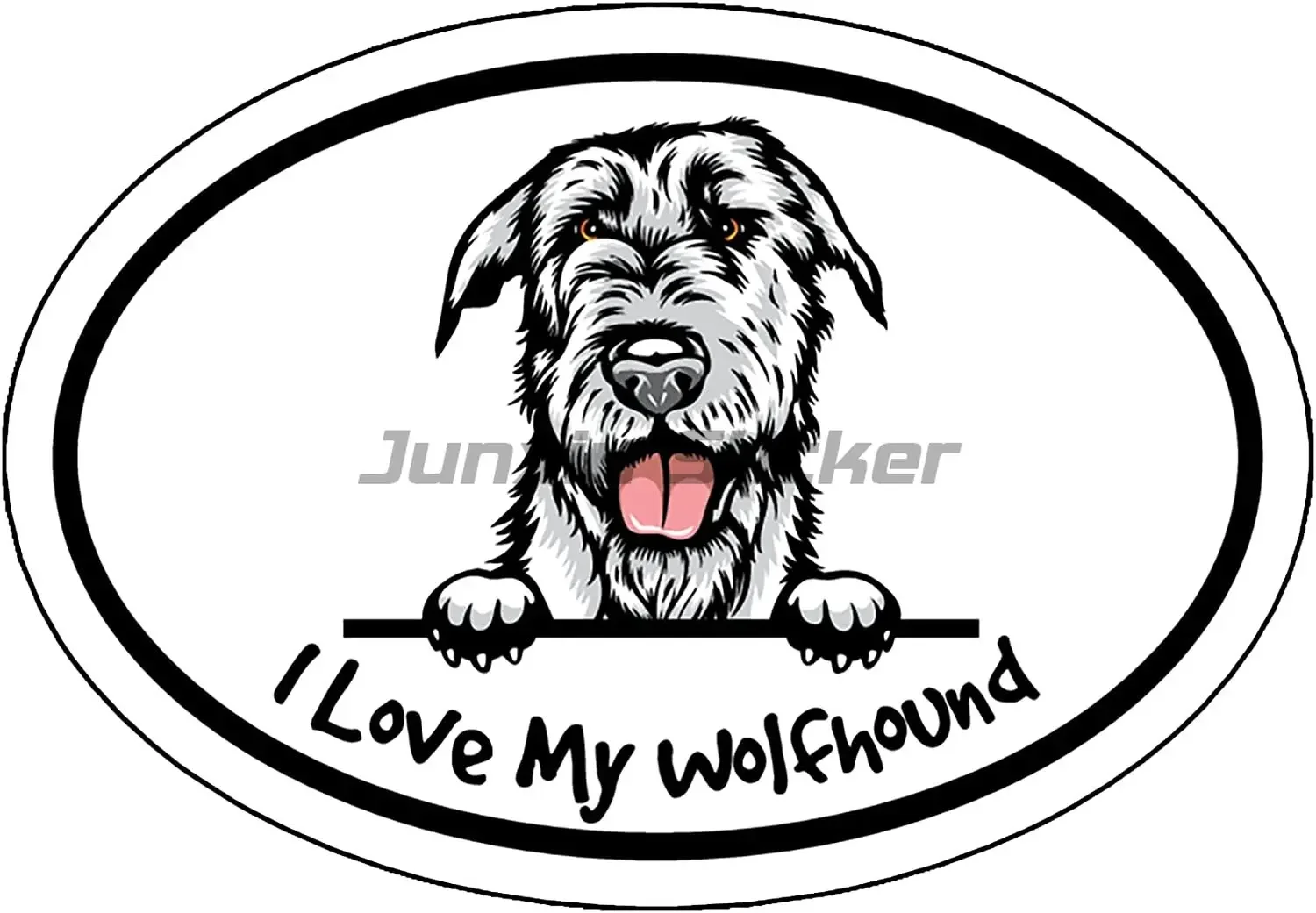 I Love My Dog รถสติกเกอร์สําหรับแล็ปท็อปตู้เสื้อผ้าตารางหน้าต่างไวนิลรถสติกเกอร์