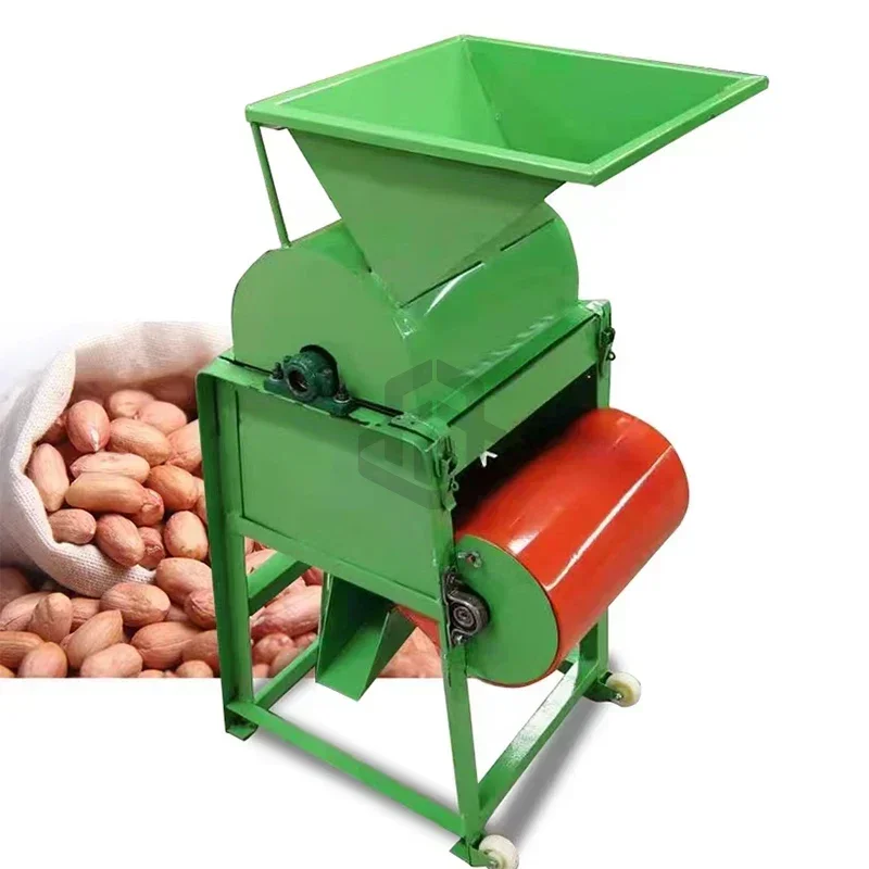 

hot sale movable peanut sheller machine, diesel groundnut shelling machine, peanut thresher and husker