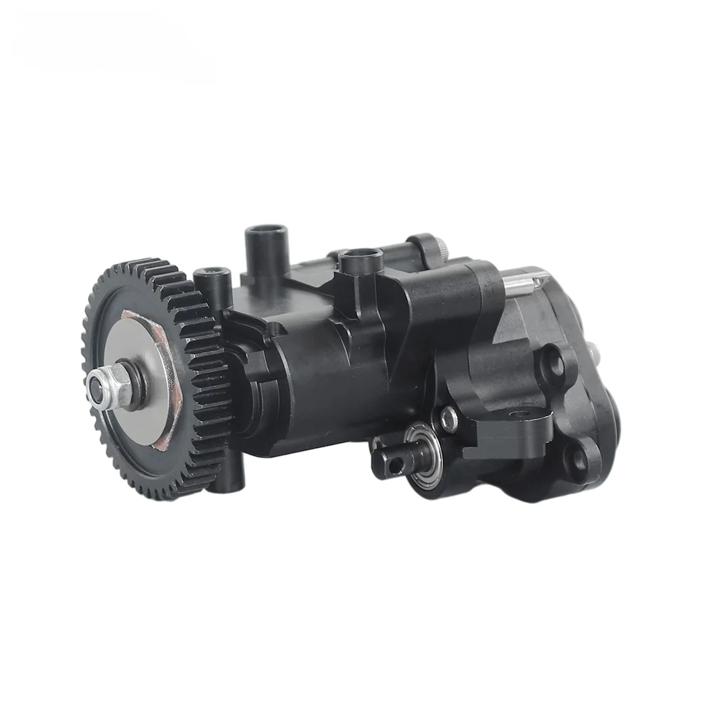 Metal 2 Speed Transmission Gearbox with Internal Gears Set for 1/10 RC Crawler TRX6 TRX4 Bronco 2021 Defender K5 Blazer Sport