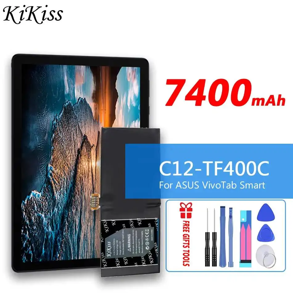 

Laptop Battery C12-TF400C Durable For Asus Vivotab TF400C ME400C 1ICP4 83 103-2 7400mAh Fast Charging