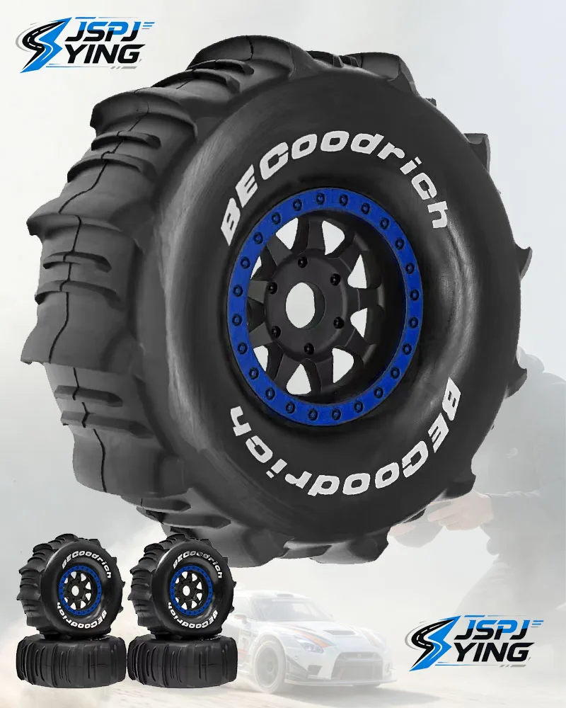 17mm Hex Sand Snow RC Tires, Short Course Truck Tyres for 1/7 1/8 traxxas ARRMA Senton UDR Mojave Vkar Atom DF7 DB8