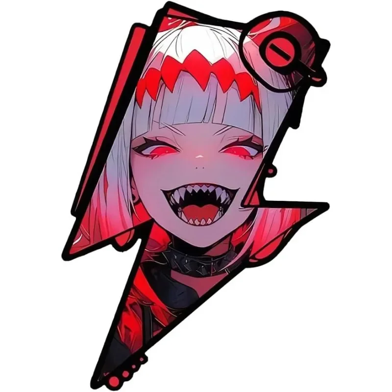 JDM Anime Girl Sticker Waterproof Vinyl Decal Car Motorcycle Auto Body Tuning Creative Graphic Decorative Accessory