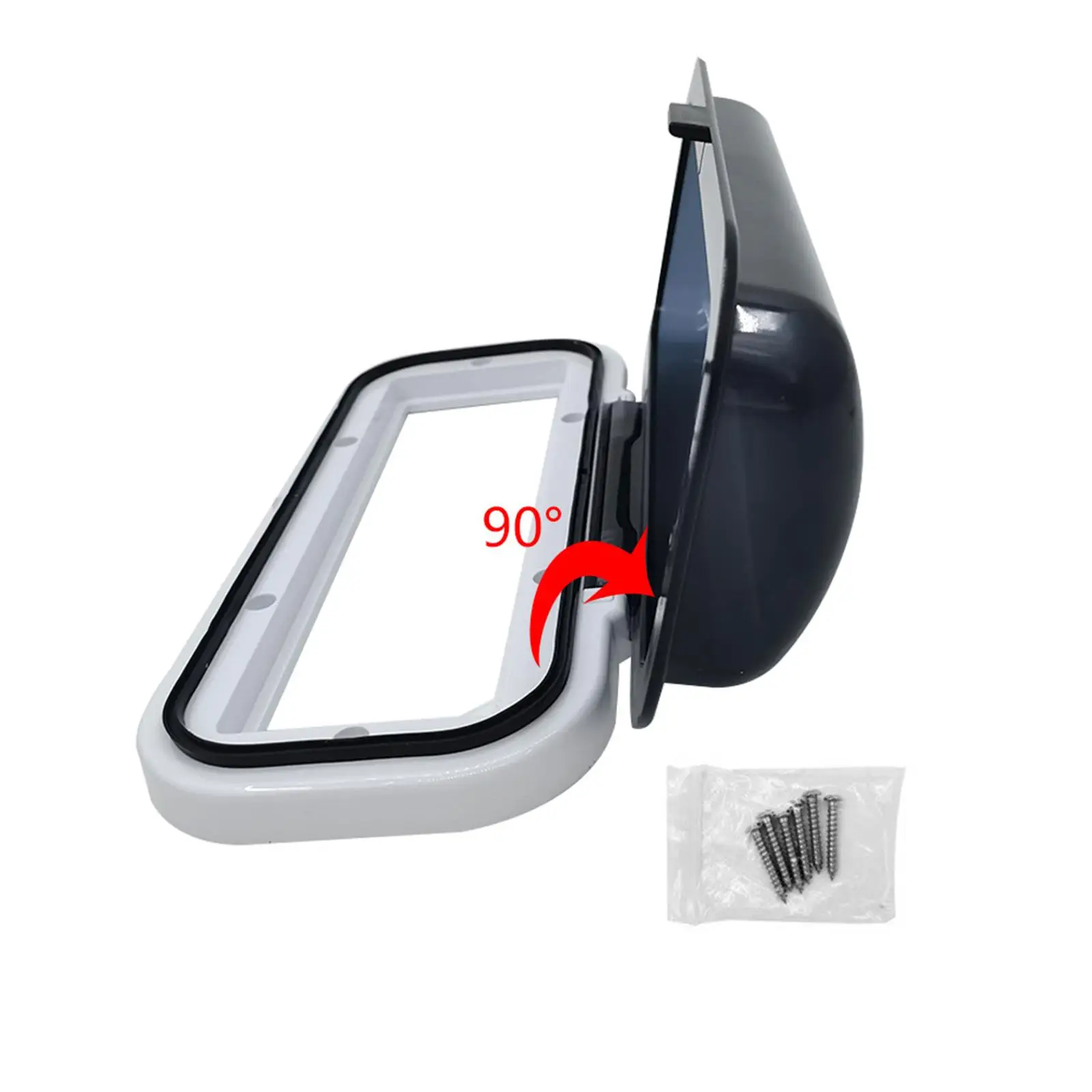 Marine Stereo Cover Waterproof Audio Splash Protector Shield Flip Up Door for Boat Yacht RV