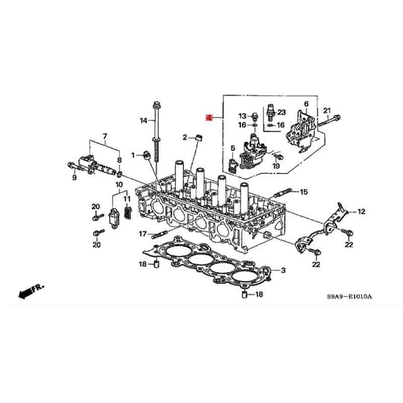 Car Variable Valve Timing Solenoid 15810-RAA-A03 15810RAAA02 For Honda Accord Civic CR-V Acura 2002-2009 15810RAAA01 Parts