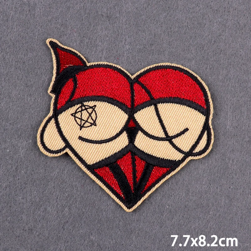 Hippie-Aufnäher zum Aufbügeln, thermoadhäsiver Patch für Kleidung, Rock-Stil, Stickerei-Aufnäher für Kleidung, Jesus-Applikationen-Aufkleber, DIY – Detail 16