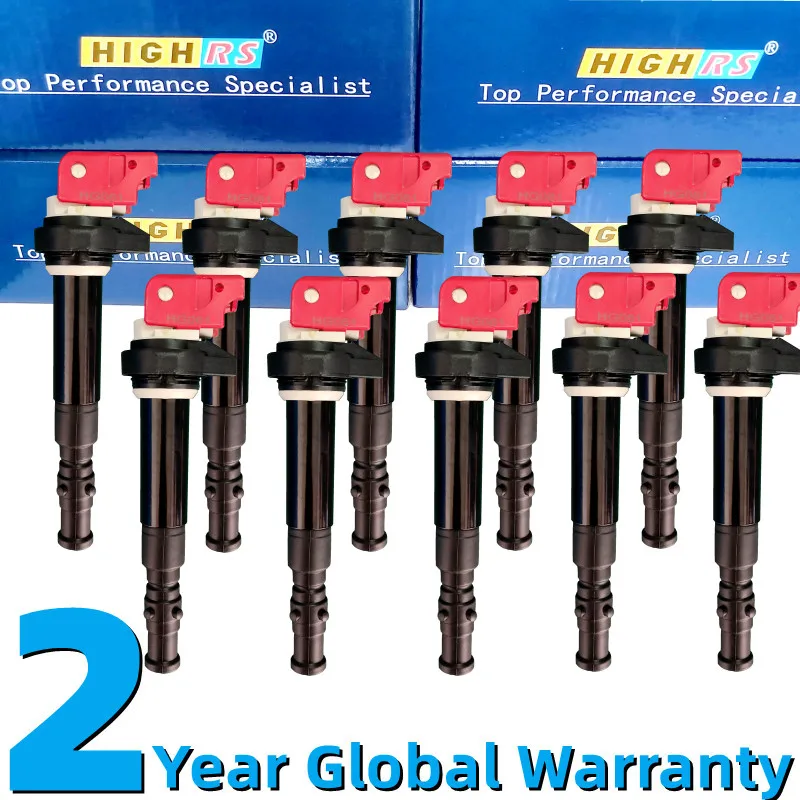 Ignition Coil For BMW M5 M6 5.0L V10 E60 E61 E63 E64 S85 2006 2007 2008 2009 2010