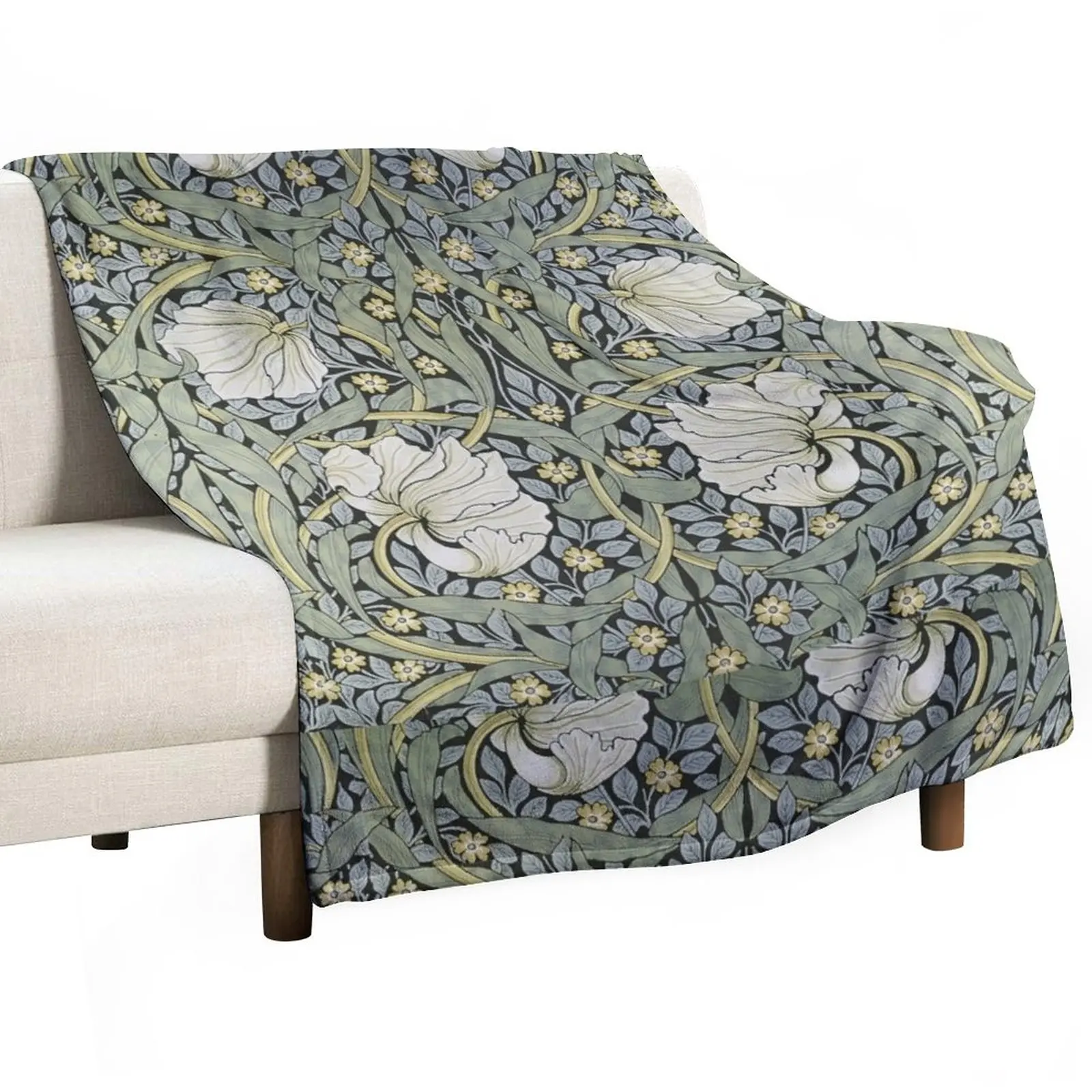 

William Morris - Pimpernel Design Throw Blanket Sofa Throw Blanket Bed Fashionable Blanket Comforter