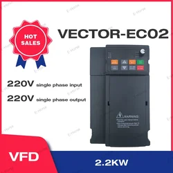 EC02 1.5KW/2.2KW/3KW/4KW, Konverter Frekuensi Khusus, Pasokan Air Tekanan Konstan, Motor Fase Tunggal 2HP
