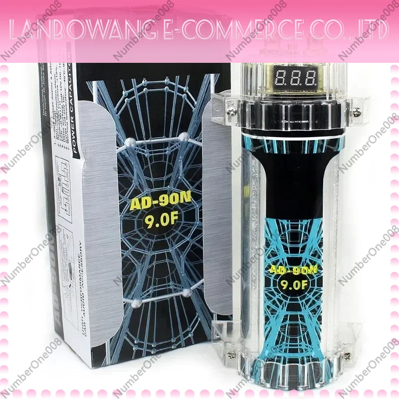 Durable Wholesale genuine DS car audio modification amplifier subwoofer 9 Farad capacitor 9.0F capacitor pond with light