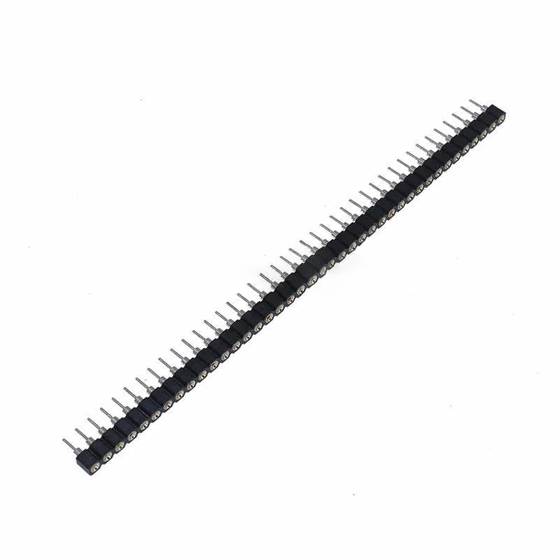 2.54mm single row, double row, round hole, rowing 1*40P socket, round hole socket 1X40PIN, 7.5MM