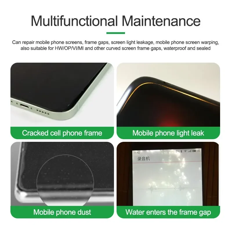 ريليف-غراء جلخ لشاشة الهاتف المحمول ، مقاوم للماء ، إطار أوسط ، زجاج خلفي ، أدوات إصلاح ، غراء إصلاح ، 30: 50 #6