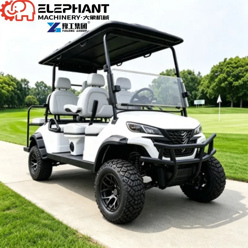 Electric Golf Cart, Lifted Off-Road 4 Seater Forward Facing Cart 60V 72V Lithium Battery 4-7KW AC Motor