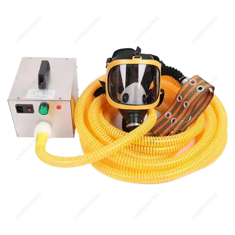 For 5-Meter Electric Air Supply Respirator, Self-Priming Long Tube Breathing Mask for Confined Space Operation
