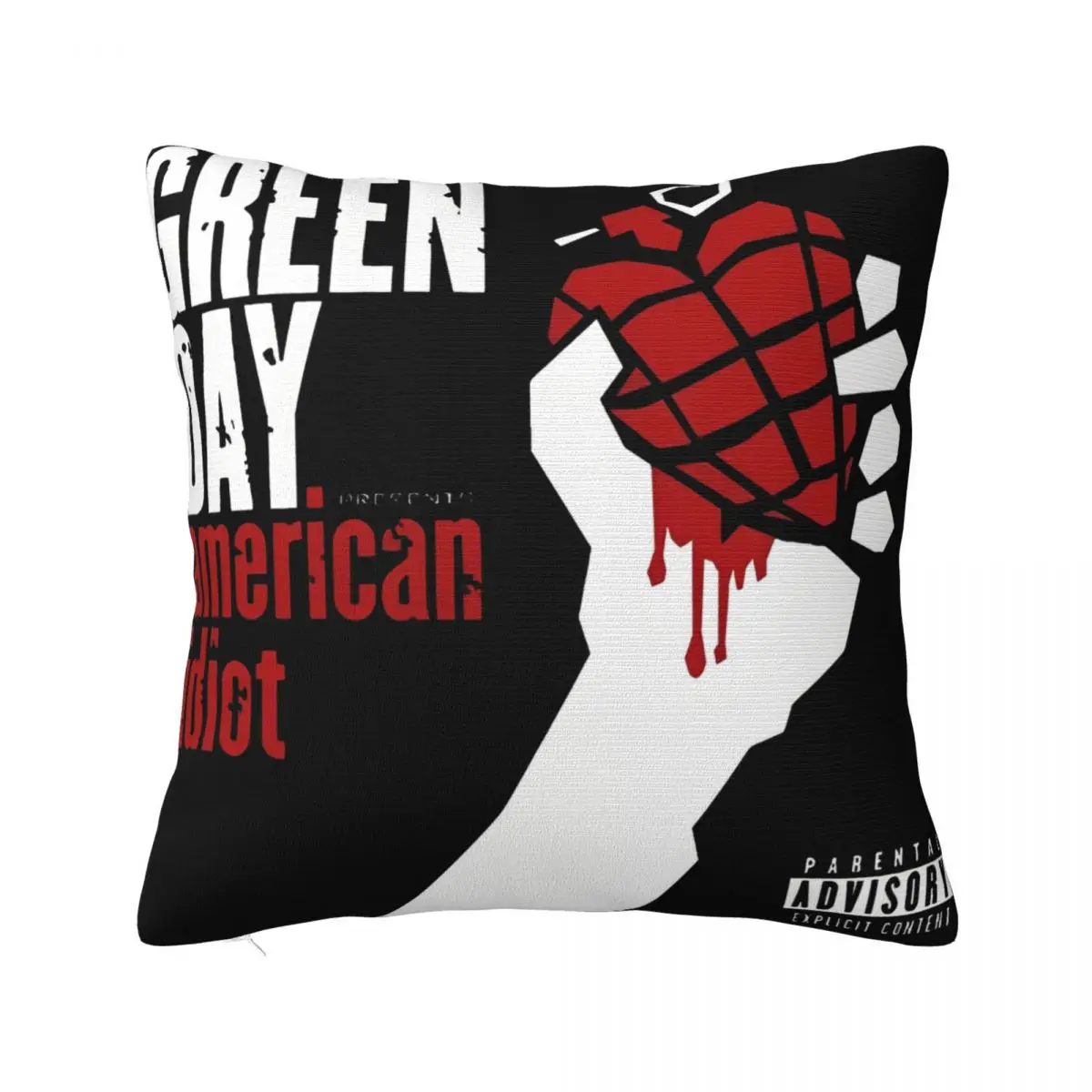 Green Day Band Tour 2024 Pillow Covers Printing Cushion Cover Decorative Punk Rock Throw Pillow Case Cover Home Multiple Sizes