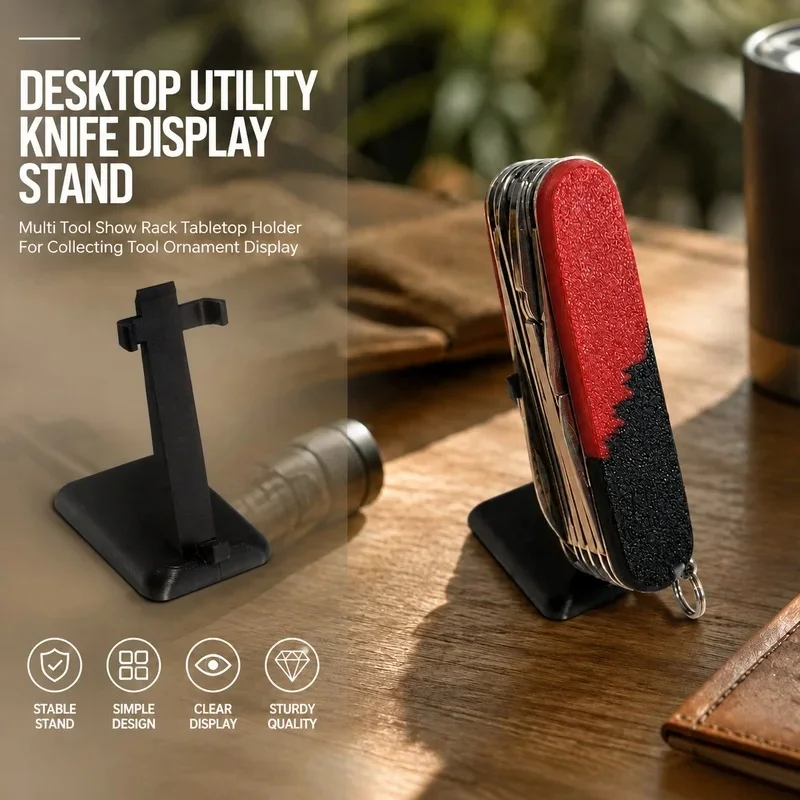 Desktop Utility Knife Display Rack Multi Tool Showcase Tabletop Holder For Collecting Tool Ornament Display