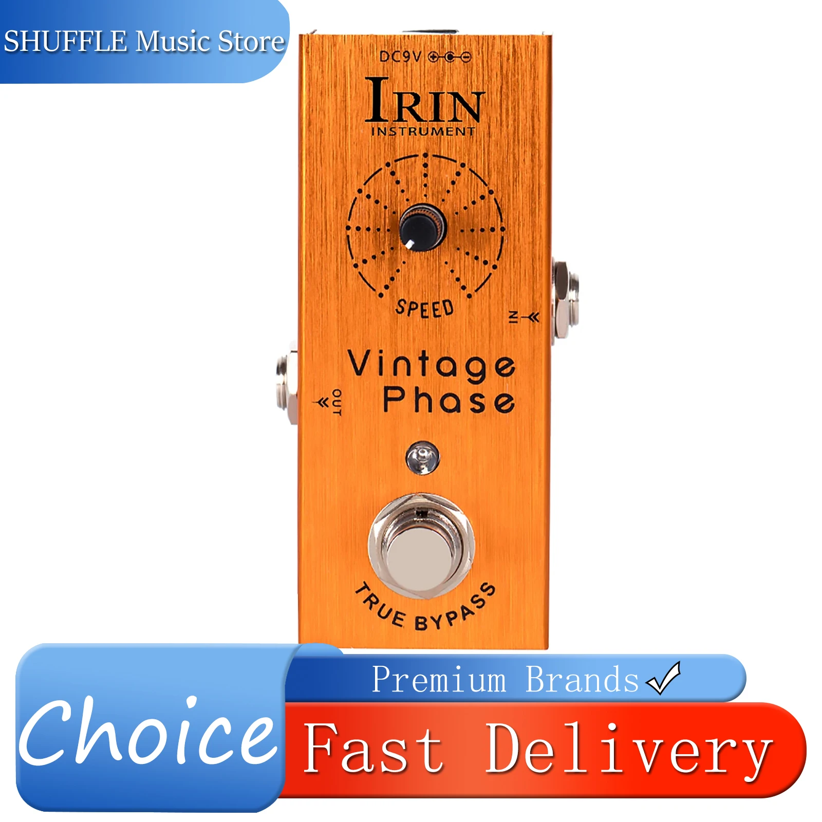 IRIN AN-10 دواسة تأثير الجيتار الكهربائي ذات الطور العتيق يُعاد إنشاء تأثير أصوات الفيزر الكلاسيكي ملحقات دواسة الالتفافية الحقيقية #1