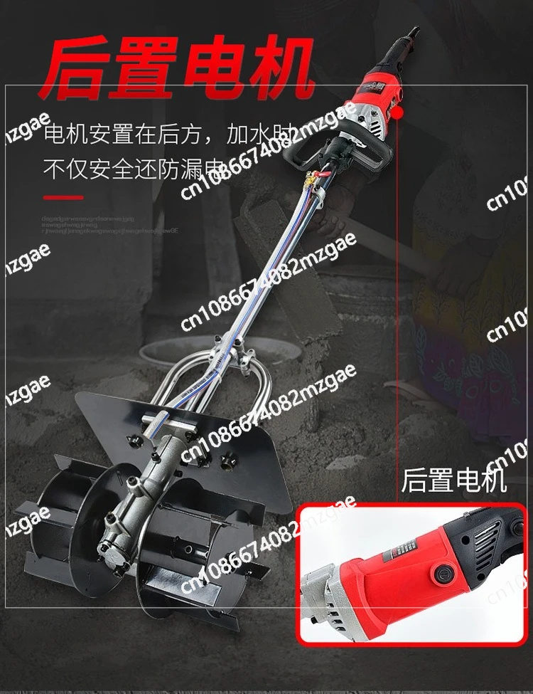 1800W High horsepower mixer concrete mortar animal feed electric mixer industrial ash mixer