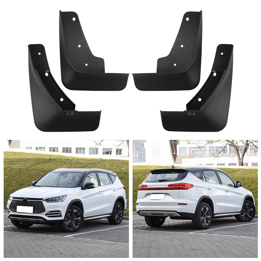 For BYD Song 2019 Direct Fit Durable Soft Rubber Mudguards Tire Splash Guards Cross Border Export Auto Accessories
