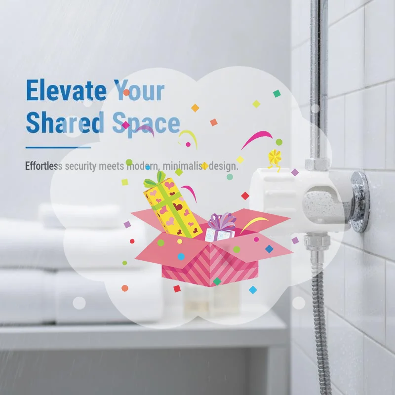 Shower Timer Button Holder Waterproof PP Material Universal Compatible Water Control Accessory for Bathroom Upgrade