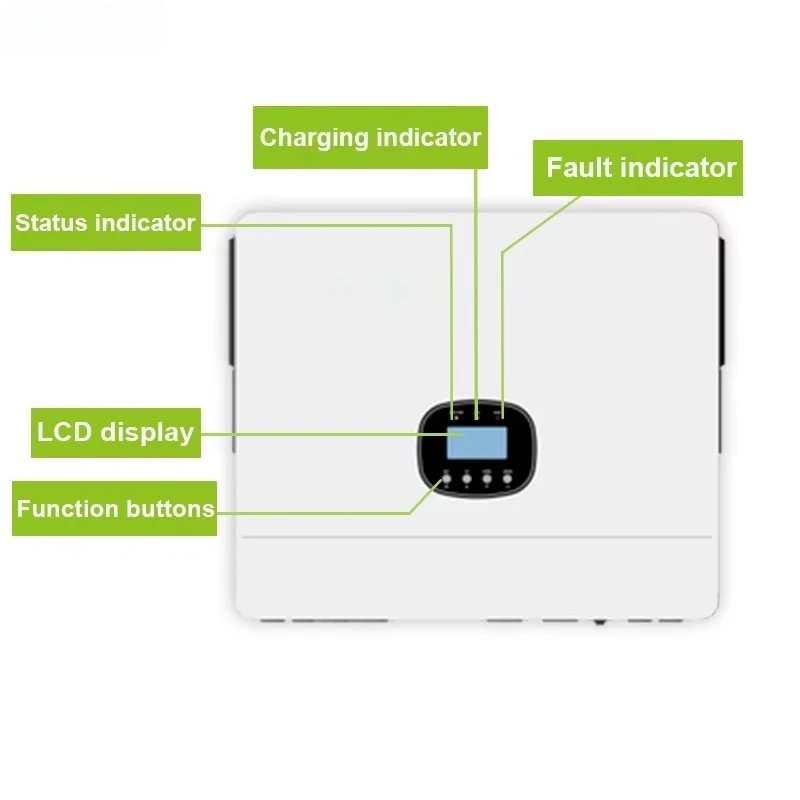 Solar Inverter Pure Sine Wave 8000W 10Kw 10Kva 12Kw Single Phase Off Grid Hybrid Solar Power Inverter Mppt
