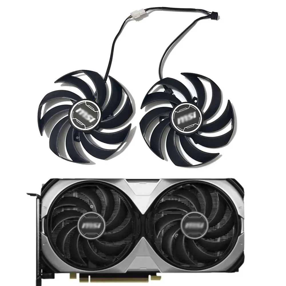 NEW 95MM 4PIN PLD10010S12HH 0.4A RTX4070 VENTUS 2X GPU Cooling Fan For MSI RTX4070 4070 SUPER VENTUS 2X Graphics Card Cooler Fan
