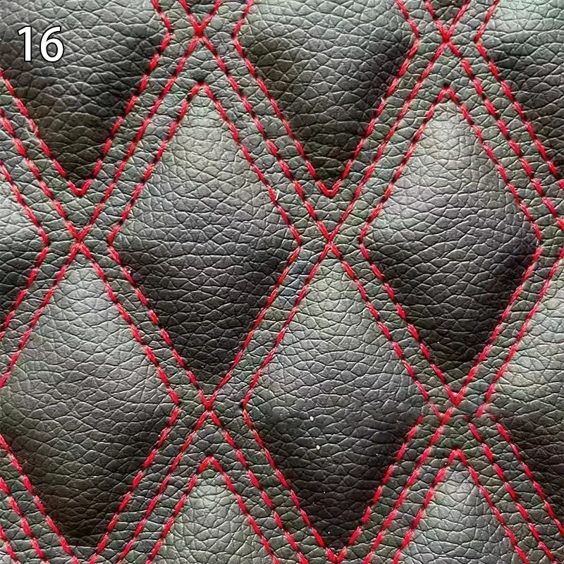 100x158cm Faux Leather Fabric Foam Quilted Padded for Car Interior Seat Cover Sofa Cushion Wear Resistant DIY image 3