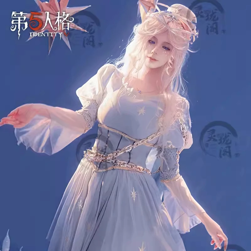 Game Identity V Emma Woods Cosplay Anime Women Girls Fashion Dress Gardener Role Play Clothing Comic-con Party Suit Stock