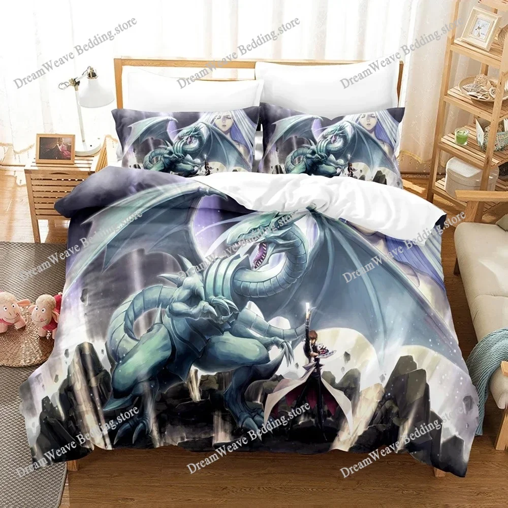 

3D The Yu Gi Oh Bedding Sets Duvet Cover Set with Pillowcase Twin Full Queen King Bedclothes Bed Linen Home Textileextile