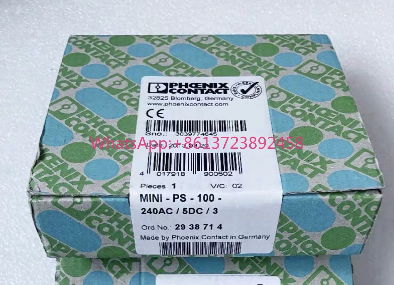 Phoenix switching power supply MINI-PS-100-240AC/5DC/3 high quality